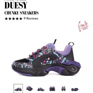 John Fluevog "Fussy chunky sneaker"2024 spring collection w9/m7 size sold out
